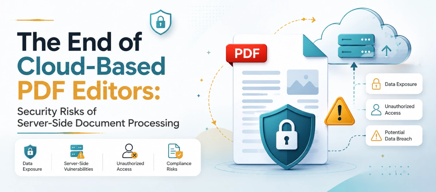 The End of Cloud-Based PDF Editors: Security Risks of Server-Side Document Processing